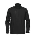 Schwarz - Front - Stormtech - "Cascades" Softshelljacke für Herren