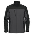 Grau-Schwarz - Front - Stormtech - "Cascades" Softshelljacke für Herren