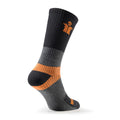 Schwarz-Grau-Orange - Back - Scruffs - "Trade" Socken für Herren