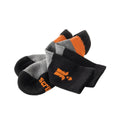 Schwarz-Grau-Orange - Side - Scruffs - "Trade" Socken für Herren