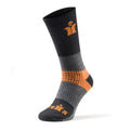 Schwarz-Grau-Orange - Front - Scruffs - "Trade" Socken für Herren