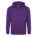 Digitalesd Lavender - Front - Awdis - Hoodie mit durchgehendem Reißverschluss für Herren