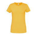 Sonnenblume - Front - Fruit of the Loom - "Premium" T-Shirt für Damen