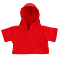 Rot - Front - Mumbles Bär Kollektion Teddy Hoodie