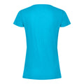 Azure Blau - Back - Fruit of the Loom - "Iconic" T-Shirt für Damen