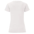 Weiß - Back - Fruit of the Loom - "Iconic" T-Shirt für Damen