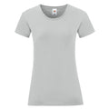 Zink - Front - Fruit of the Loom - "Iconic" T-Shirt für Damen