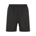 Schwarz-Metall-Grau - Front - Finden & Hales - Shorts für Herren