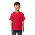 Pechschwarz - Front - Gildan - "Softstyle" T-Shirt für Kinder