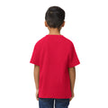 Pechschwarz - Back - Gildan - "Softstyle" T-Shirt für Kinder