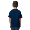 Marineblau - Side - Gildan - "Softstyle" T-Shirt für Kinder