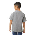 Grau - Side - Gildan - "Softstyle" T-Shirt für Kinder