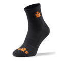 Schwarz - Front - Scruffs - "Worker Lite" Socken für Herren-Damen Unisex (3er-Pack)