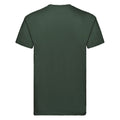 Flaschengrün - Back - Fruit of the Loom - "Super Premium" T-Shirt für Herren