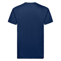 Marineblau - Back - Fruit of the Loom - "Super Premium" T-Shirt für Herren