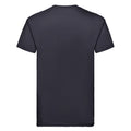 Marineblau - Back - Fruit of the Loom - "Super Premium" T-Shirt für Herren