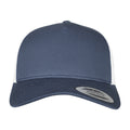 Marineblau-Weiß - Lifestyle - Flexfit - Trucker Cap 5 Segmente für Herren-Damen Unisex