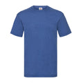 Retro Royal - Front - Fruit of the Loom - "Valueweight" T-Shirt für Herren