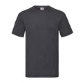 Dunkelgrau - Front - Fruit of the Loom - "Valueweight" T-Shirt für Herren