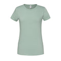 Salbei - Front - Fruit of the Loom - "Iconic 195 Premium" T-Shirt für Damen