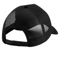 Schwarz - Side - Beechfield - Trucker Cap Snapback für Herren-Damen Unisex