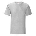 Grau meliert - Front - Fruit of the Loom - "Iconic 150" T-Shirt für Herren