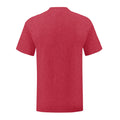 Heide Rot - Back - Fruit of the Loom - "Iconic 150" T-Shirt für Herren