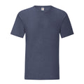 Heide Blau - Front - Fruit of the Loom - "Iconic 150" T-Shirt für Herren