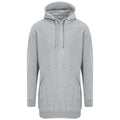 Grau meliert - Front - Awdis - Hoodie-Kleid für Damen