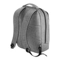 Grau meliert - Back - Quadra - Rucksack "Executive Digital"