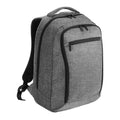 Grau meliert - Front - Quadra - Rucksack "Executive Digital"