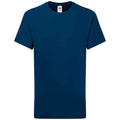 Bergblau - Front - Fruit of the Loom - "Iconic 195" T-Shirt für Kinder