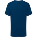 Bergblau - Back - Fruit of the Loom - "Iconic 195" T-Shirt für Kinder