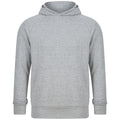 Grau meliert - Front - Tombo - "Athleisure" Kapuzenpullover für Herren-Damen Unisex