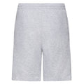 Grau meliert - Back - Fruit of the Loom - Shorts für Herren-Damen Unisex