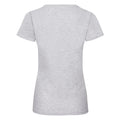 Grau meliert - Back - Fruit of the Loom - "Valueweight" T-Shirt für Damen