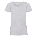 Grau meliert - Front - Fruit of the Loom - "Valueweight" T-Shirt für Damen