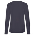 Marineblau - Back - Fruit of the Loom - Sweatshirt Leicht für Damen Raglanärmel