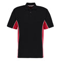 Schwarz-Rot-Weiß - Front - GAMEGEAR - "Track" Poloshirt für Herren