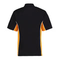 Schwarz-Gold-Weiß - Back - GAMEGEAR - "Track" Poloshirt für Herren