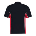 Marineblau-Rot-Weiß - Back - GAMEGEAR - "Track" Poloshirt für Herren