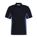 Marineblau-Königsblau-Weiß - Front - GAMEGEAR - "Track" Poloshirt für Herren