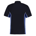 Marineblau-Königsblau-Weiß - Back - GAMEGEAR - "Track" Poloshirt für Herren