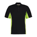 Schwarz-Limone-Weiß - Front - GAMEGEAR - "Track" Poloshirt für Herren