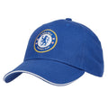 Königsblau - Front - Chelsea FC Unisex Super Core Baseballkappe