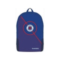 Blau-Rot - Front - Rangers - Rucksack "Centre Spot", Wappen