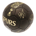 Schwarz-Gold - Side - Tottenham Hotspur FC - "Phantom" Fußball mit Unterschriften