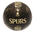 Schwarz-Gold - Front - Tottenham Hotspur FC - "Phantom" Fußball mit Unterschriften