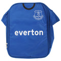 Blau - Front - Kinder Lunch-Box - Lunch-Tasche - Brotzeit-Tasche mit Everton FC Design, in T-Shirt-Form, isoliert