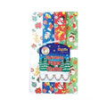 Bunt - Front - Playwrite - Kette - Dekoration, Papier, weihnachtliches Design 100er-Pack